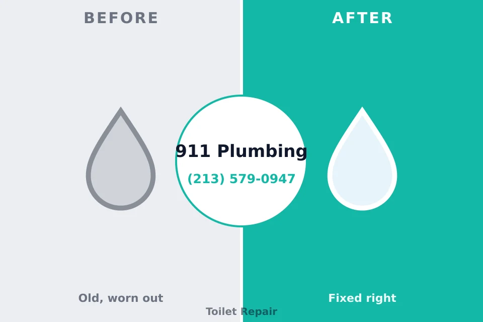 Before and after: plumbing company Whiteland, IN